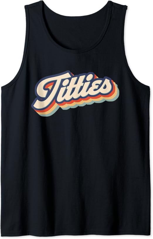 Funny Titties Tank Top Clothing, Shoes & Jewelry